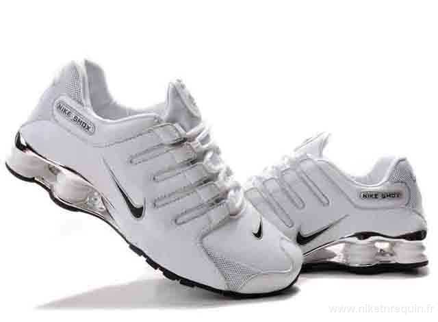 Dernieres concepteur de Nike Shox NZ chaussures blanches (1)